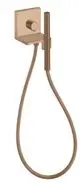 AXOR-HG-AXOR-ShowerSolutions-Handbrausemodul-120-120-Unterputz-eckig-Brushed-Red-Gold-10651310 gallery number 1